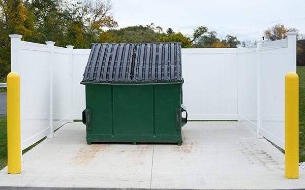 commercial dumpsters are cleared based upon an agreed-upon schedule with the customer